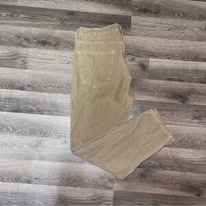 Levis 502 Tan Corduroy Jeans Men's Size 34x30